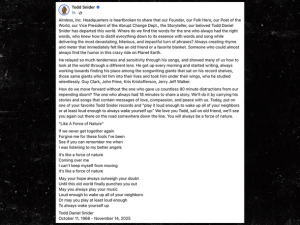 Alt-Country Star Todd Snider Dead at 59