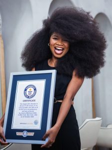 Jess Martinez Sets New Guinness World Record for the World’s Largest Afro