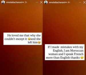 Laila Charani denies cheating allegations