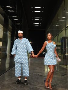 Soft Romance and Matching Asọebi? Bella Okagbue & Sheggz Olusemo Gave Us a Moment