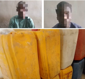 Two arrested for stealing 600 litres of diesel at telecom mast in Bauchi
