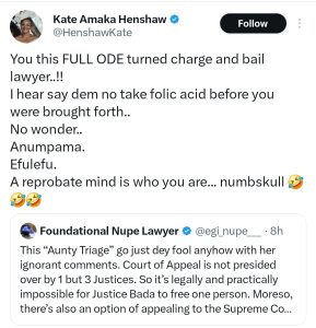Actress Kate Henshaw and a lawyer clash on X over court ruling on Dr Olufemi Olaleye