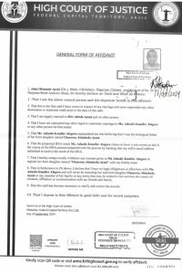 All The Times Tunde Ayeni Legally And Publicly Denounced Adaobi Alagwu (Details)