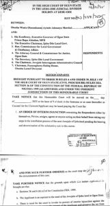 Awujale stool: K1 sues Ogun Governor, Awujale council