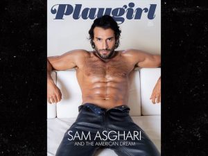 Britney Spears’ Ex Sam Asghari Strips Down for Near-Naked Playgirl Cover
