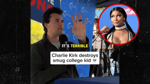 Charlie Kirk Said Nicki Minaj Is Not a Good Role Model in Resurfaced Video