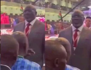 Delta Governor spotted offering ushering duties at Shiloh
