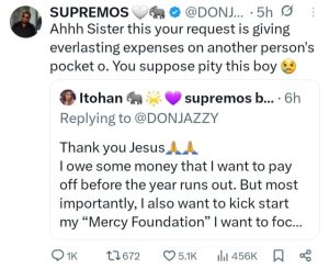 Don Jazzy left speechless after woman’s outrageous request