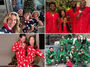Famous Families Wearing Matching Pajamas For The Holidays