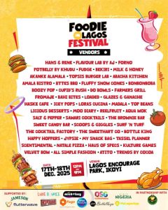 Foodie in Lagos Festival 2025 Is Bringing the Ultimate Food, Music & Family Experience This December