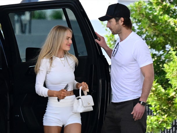 Glen Powell and Michelle Randolph Vacation Together in Miami