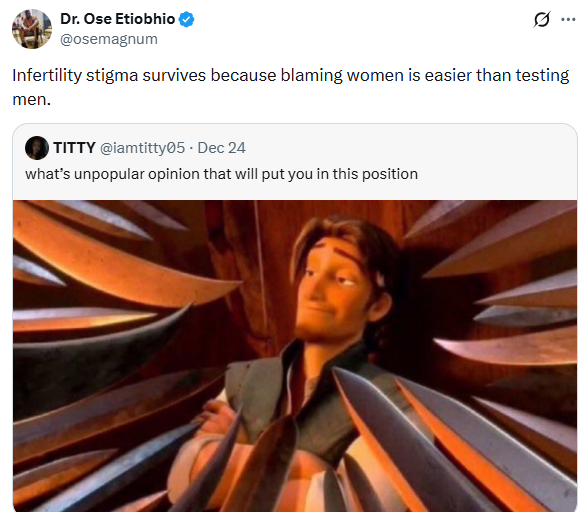 Infertility stigma survives because blaming women is easier than testing men – Nigerian doctor says
