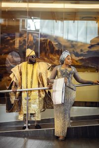 It’s Electric Chemistry and Regal Style in Toyosi & Bolu’s Yoruba Traditional Wedding Photos!