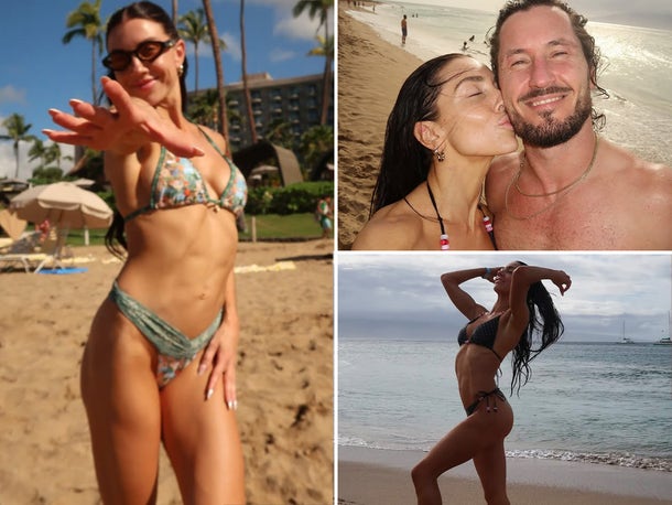 Jenna Johnson & Valentin Chmerkovskiy Show Off Hot Selfie Game in Hawaii