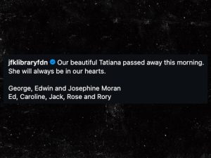 JFK’s Granddaughter Tatiana Schlossberg Dead at 35