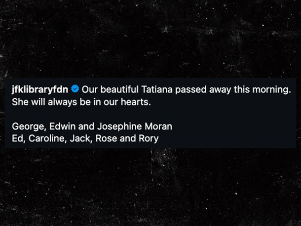 JFK’s Granddaughter Tatiana Schlossberg Dead at 35