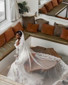 Make Your Grand White Wedding Entrance in This Ethereal Bridal Look