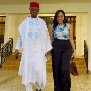 Ned Nwoko celebrates wife, Laila Charani
