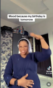 Nigerian Reverend Sister goes viral over her happy dance on her birthday