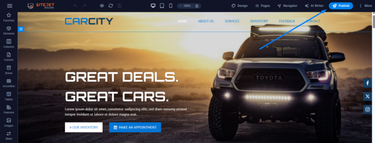 Recreate Site Publisher Content with Sitejet – cPanel