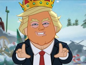 Stephen Colbert Takes Aim at ‘Jag Bag’ Donald Trump in Animated Christmas Video