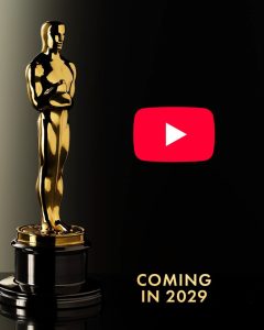 The Oscars Will Stream Live on YouTube Worldwide Beginning 2029