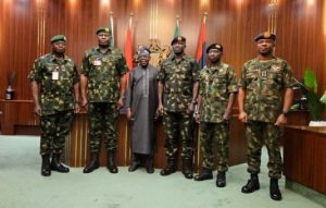 Tinubu meets service, intelligence chiefs