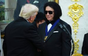Watch Trump present KISS, George Strait, Gloria Gaynor and more Kennedy Center honourees with medals in Oval Office