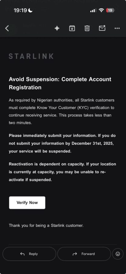 Why 66,000 Starlink users in Nigeria must complete biometric update before 2026